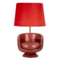 LAMPA NOCNA W STYLU MID-CENTURY CZERWONA Ø 26X43 cm
